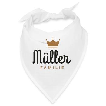 Müller-Familie - Bandana - Weiß - Vorne