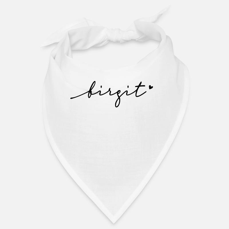Birgit Cursive Name Bandana