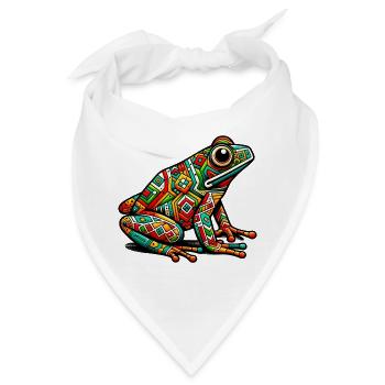 Frosch - Bandana - Weiß - Vorne