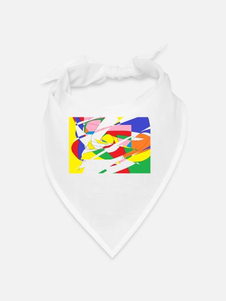 Pattern - Bandana - white