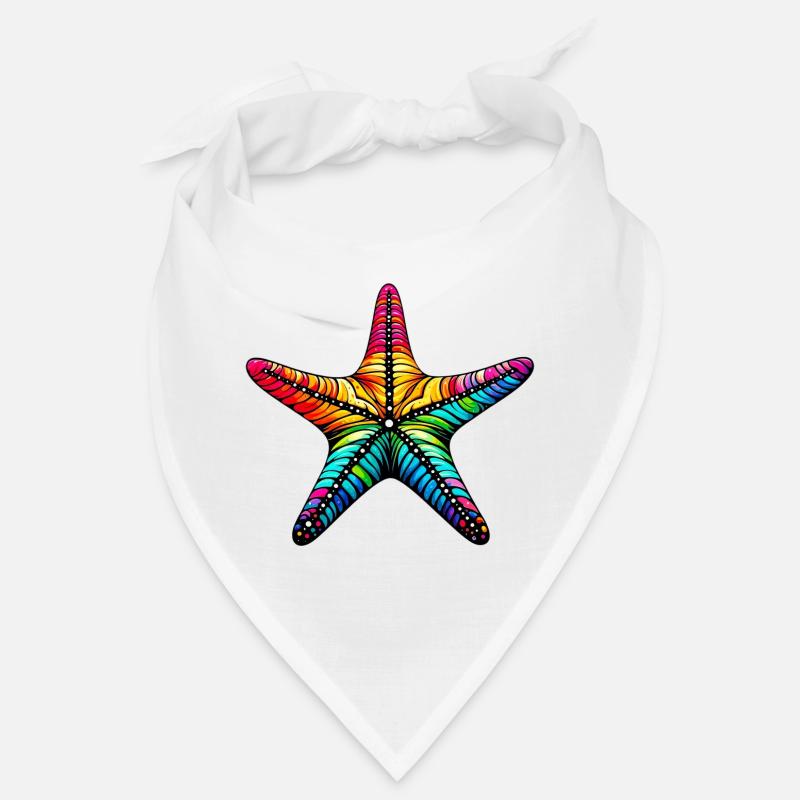 Starfish - Bandana - white