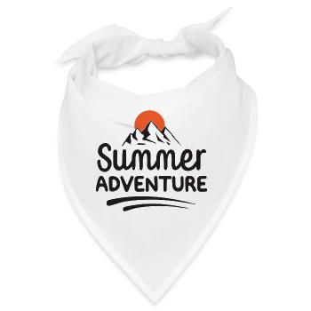 Sommer-Abenteuer - Bandana - Weiß - Vorne