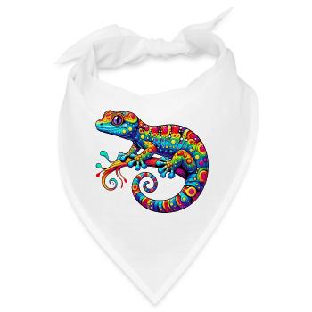 Gecko - Bandana - Weiß - Vorne