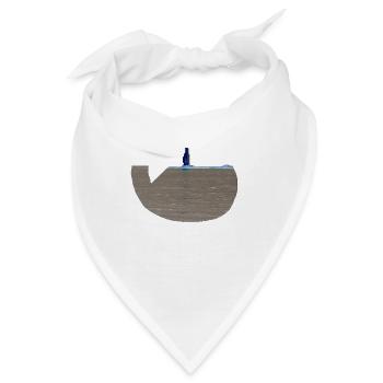 Was_Wal - Bandana - Weiß - Vorne