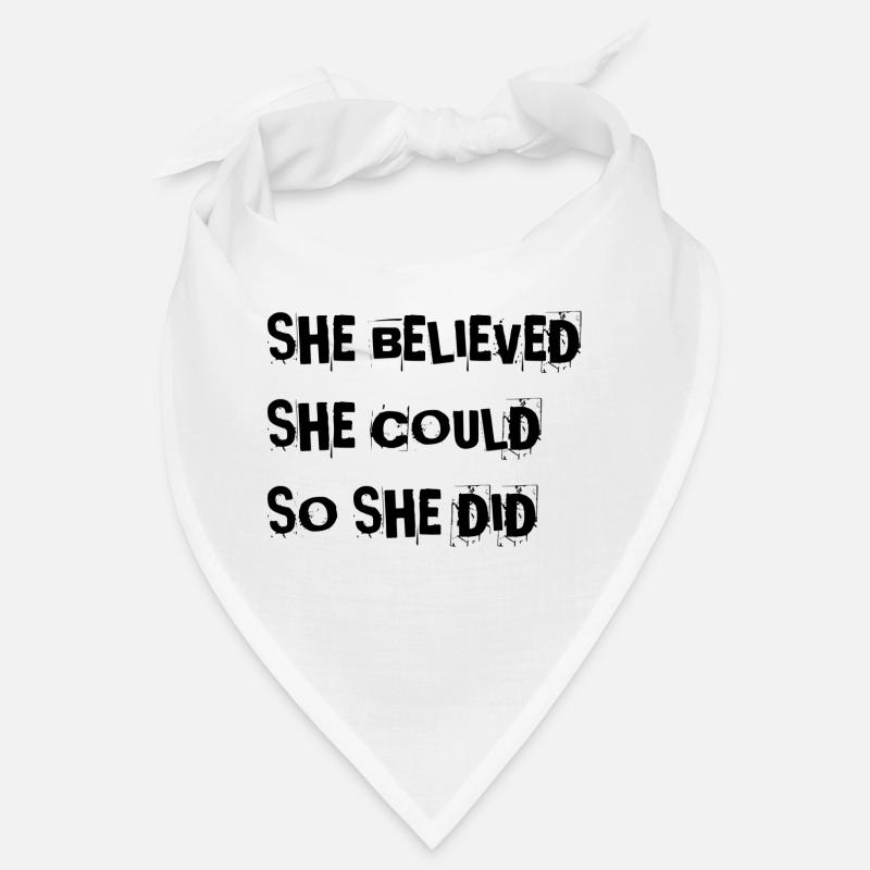 she believed.. Bandana
