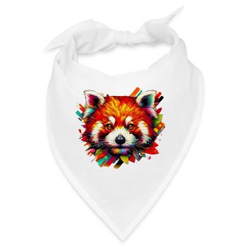 Kleiner Panda - Bandana - Weiß - Vorne