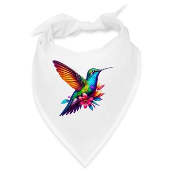 Kolibri - Bandana - Weiß - Vorne
