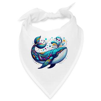 Wal - Bandana - Weiß - Vorne
