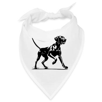 Magyar Vizsla - Bandana - Weiß - Vorne