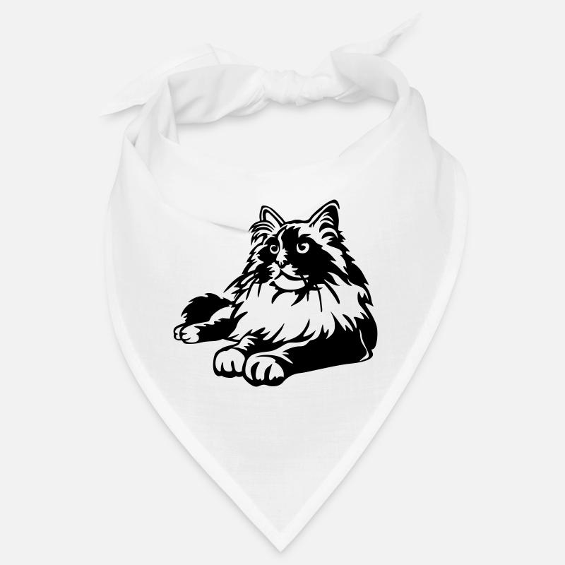 Chat Ragdoll Bandana