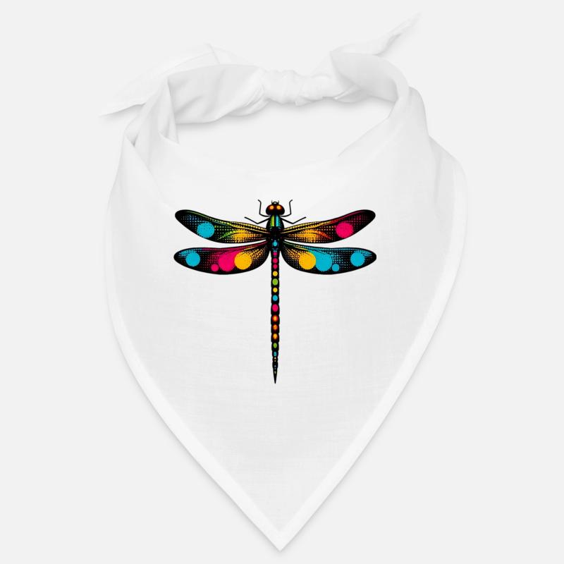 Libelle - Bandana - Weiß