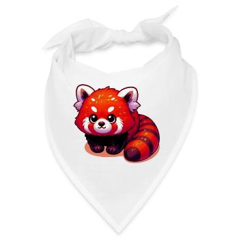 Kleiner Panda - Bandana - Weiß - Vorne