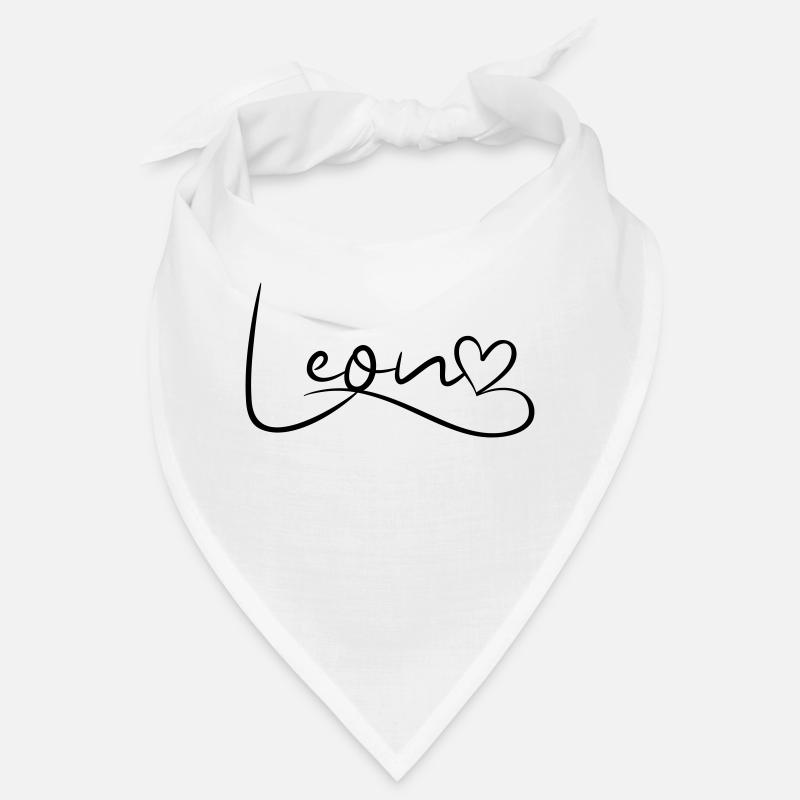 Leon Name Vorname Herzdekor Bandana