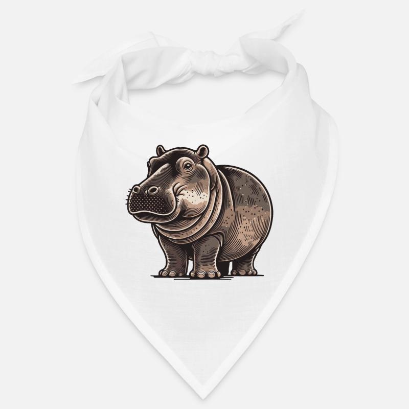Hippopotame Bandana