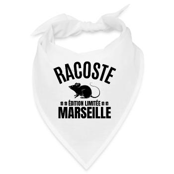 Marseille, ich bin Marseillais, Marseille Humor - Bandana - Weiß - Vorne
