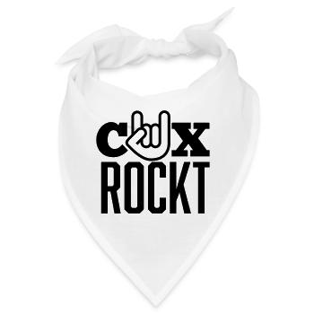 CUX rockt - Bandana - Weiß - Vorne