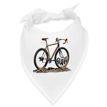 Gravelbike - Bandana - Weiß - Vorne