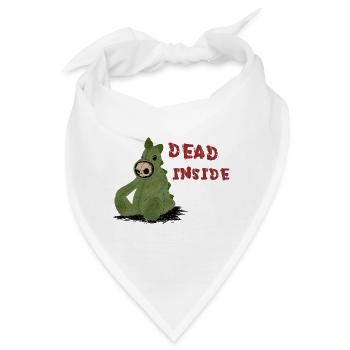 Dead Inside - Bandana - Weiß - Vorne