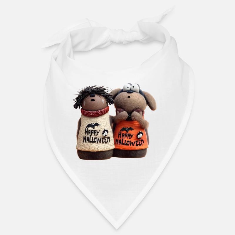 Double Spooky Trouble - Drôles de Wooligans d’Halloween Bandana
