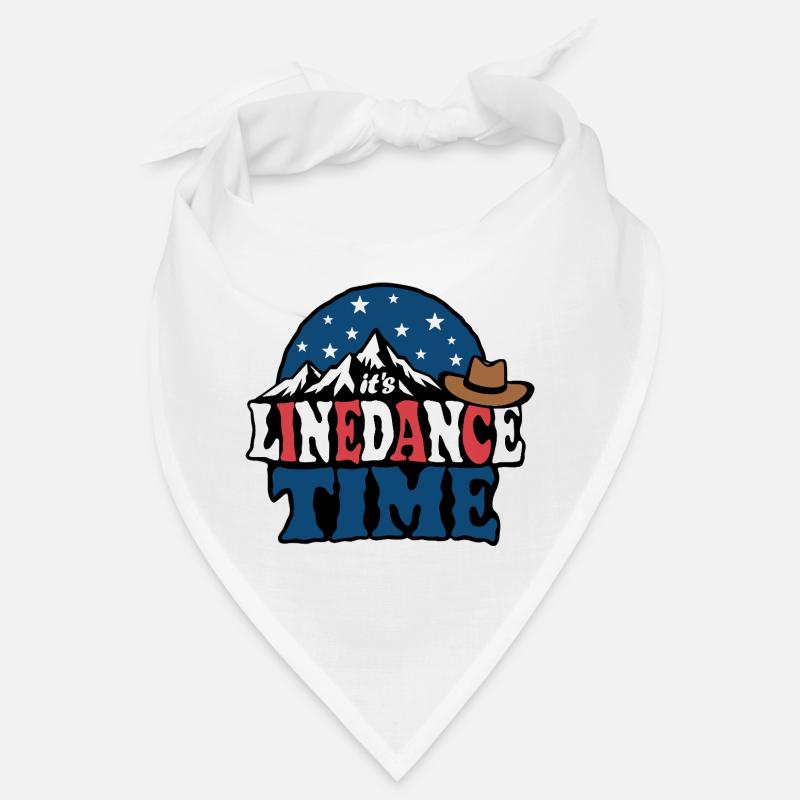 It's linedance time, Linedancing, Country Fan Bandana