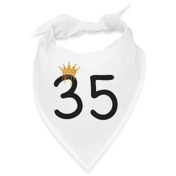 35 - Bandana - Weiß - Vorne