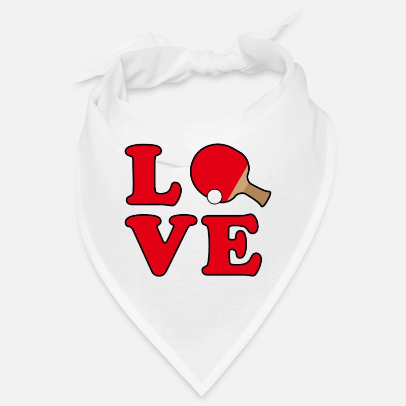 Table Tennis Love Bandana
