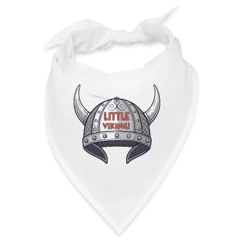 Kleiner Wikingerhelm - Bandana - Weiß - Vorne