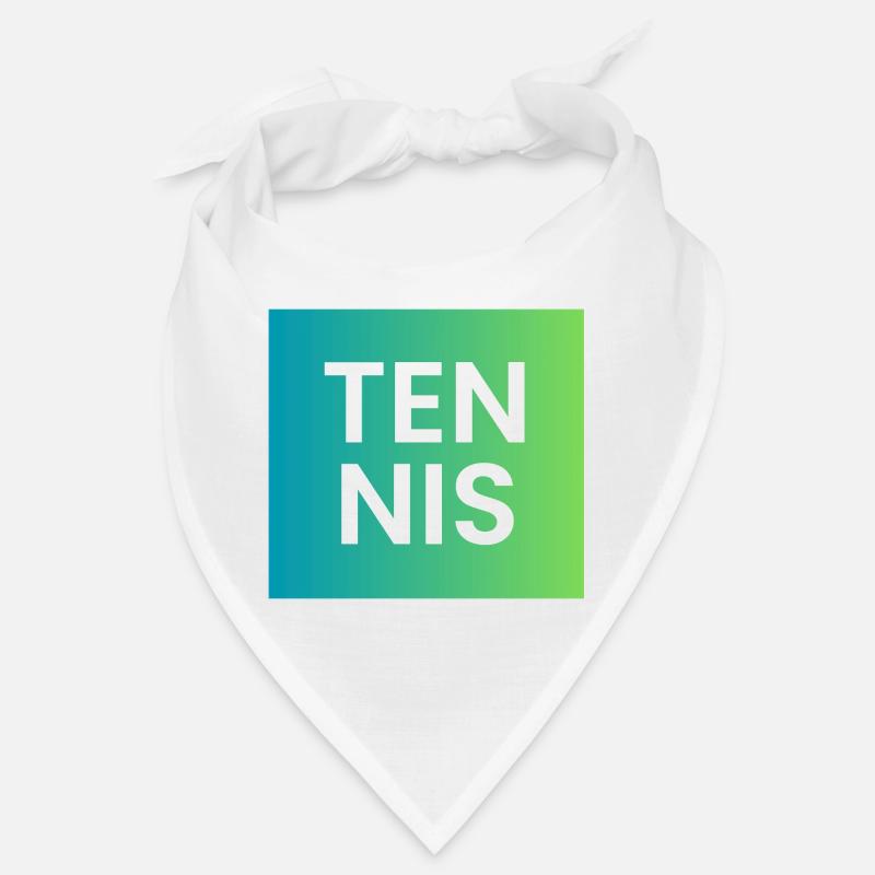 Tennis Gradient Typography Bandana