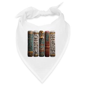 Hieroglyphen-stelen lesen ist eine Wissenschaft - Bandana - Weiß - Vorne