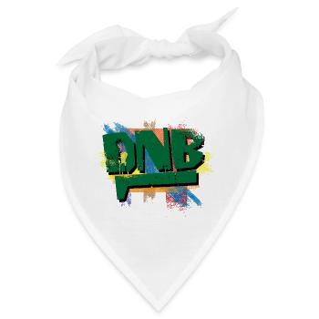 DNB-Graffiti-Ausbruch - Bandana - Weiß - Vorne