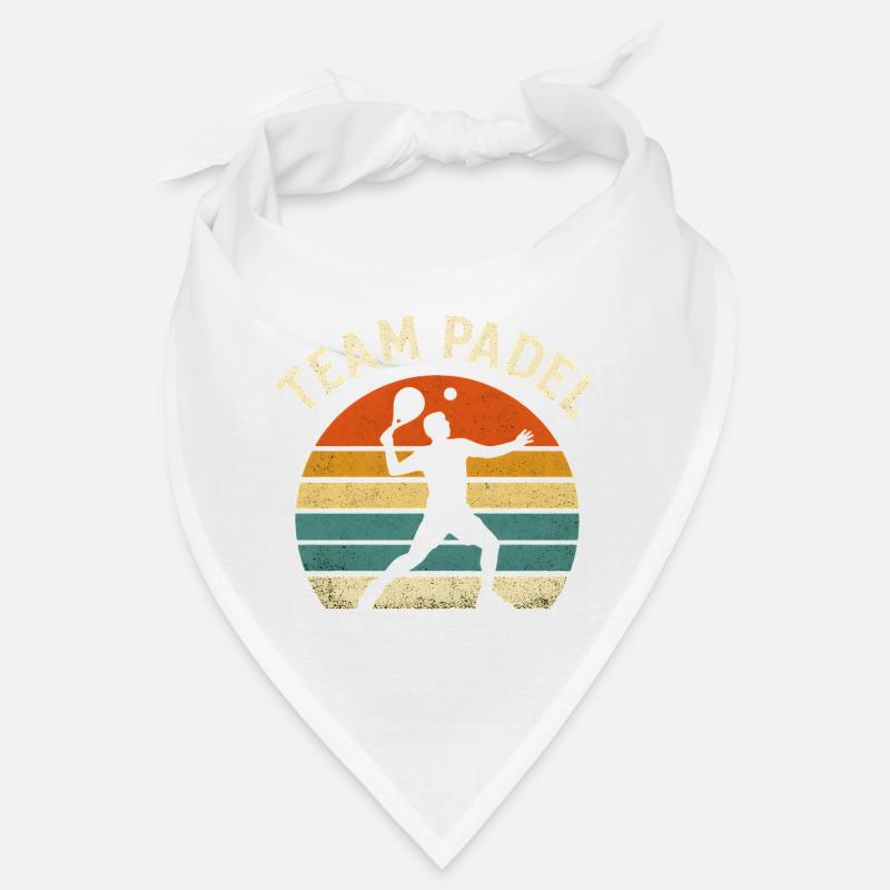Retro Sunset Padel Team Bandana