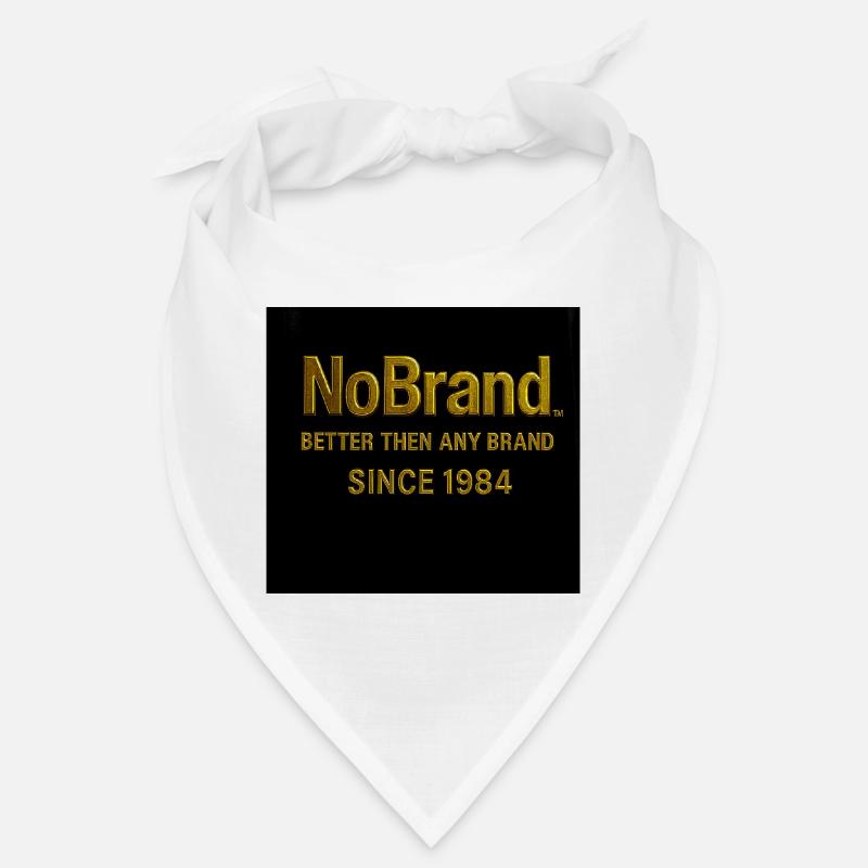 NoBrand 1984 design de texte doré Bandana