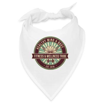 Fitness Wellness Tribe - Bandana - Weiß - Vorne