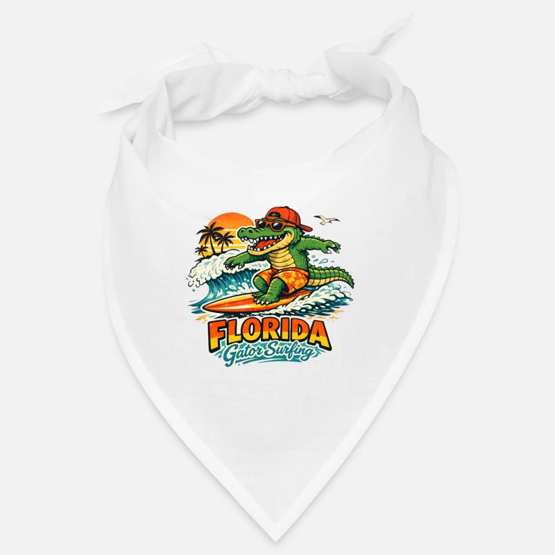 Alligator surfeur en Floride Bandana