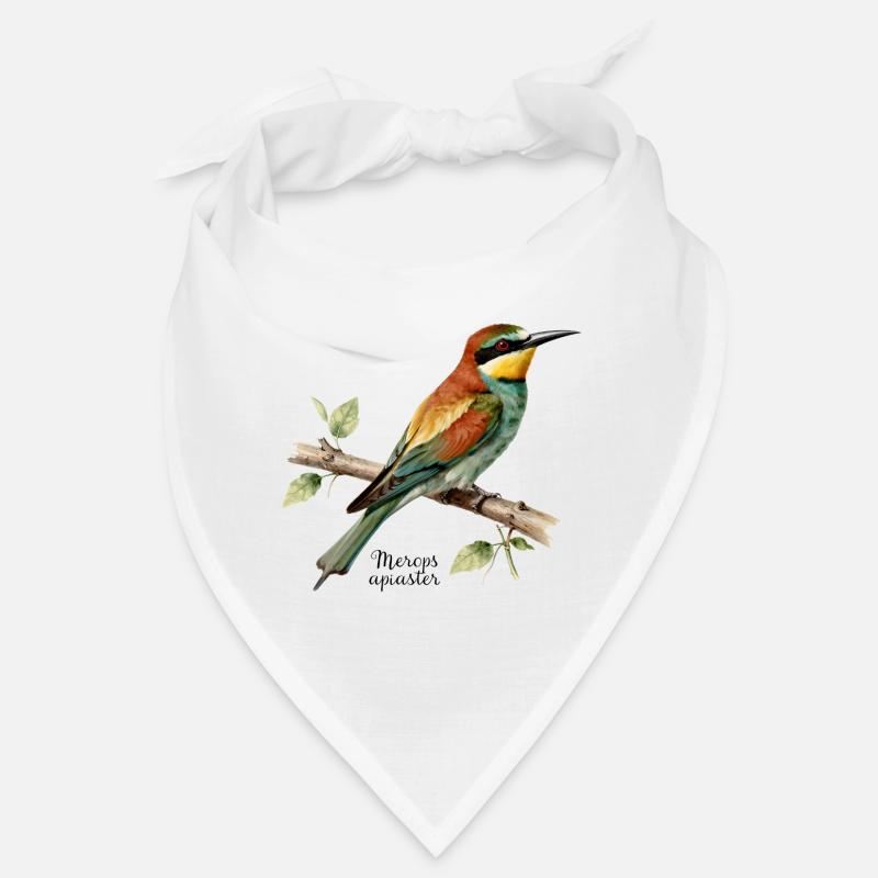 Guêpier d’Europe, illustration Merops apiaster Bandana