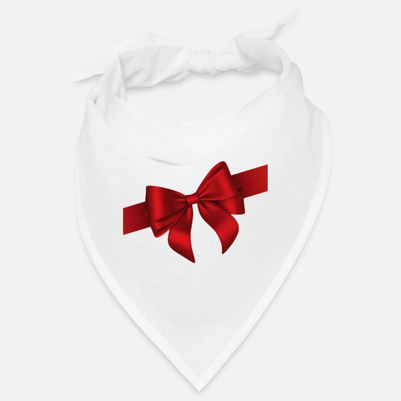 Red Bow Elegance Bandana