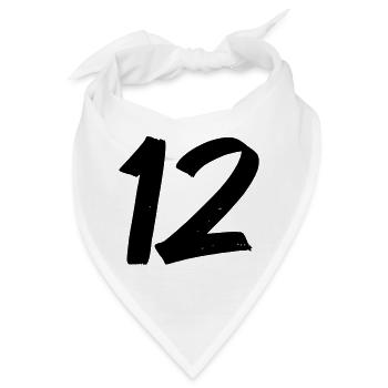22 - Bandana - Weiß - Vorne
