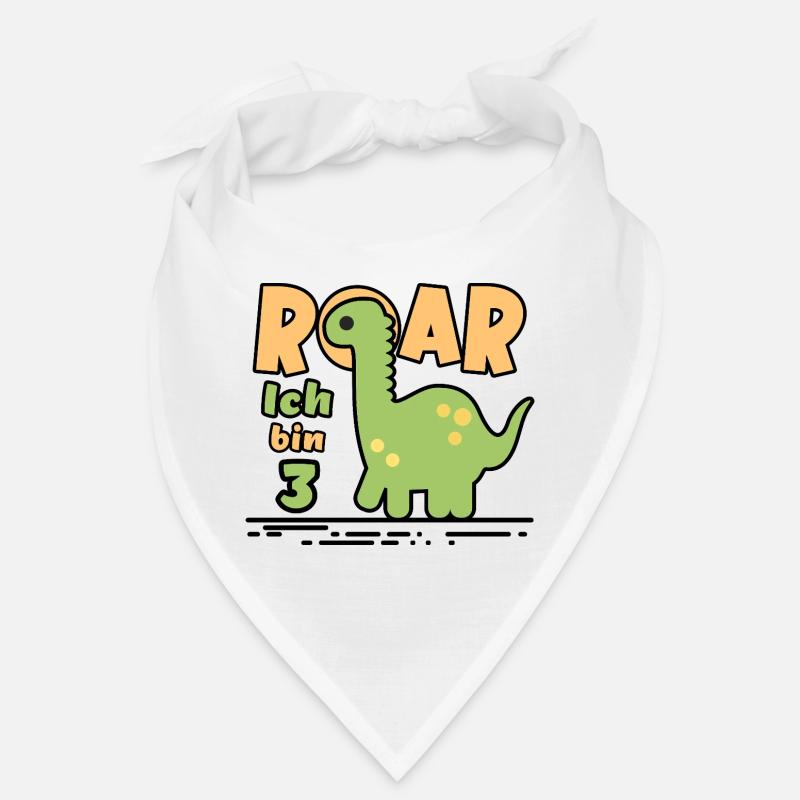 3rd Birthday Dinosaur Bandana