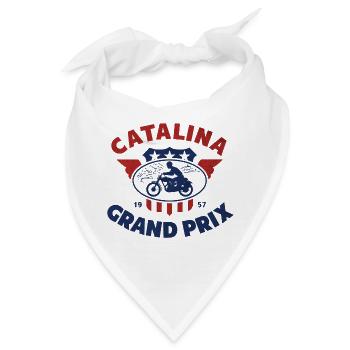 Grand Prix Catalina Vintage-Motorrad - Bandana - Weiß - Vorne