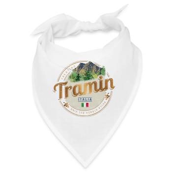 Tramin Trentino Südtirol Italien Vintage Souvenir - Bandana - Weiß - Vorne