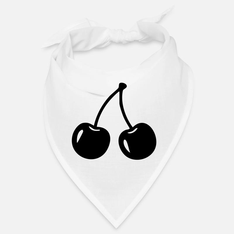 Cherry Silhouette – Sweet Fruit Design Bandana
