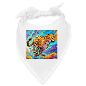 Gepard - Bandana - Weiß - Vorne