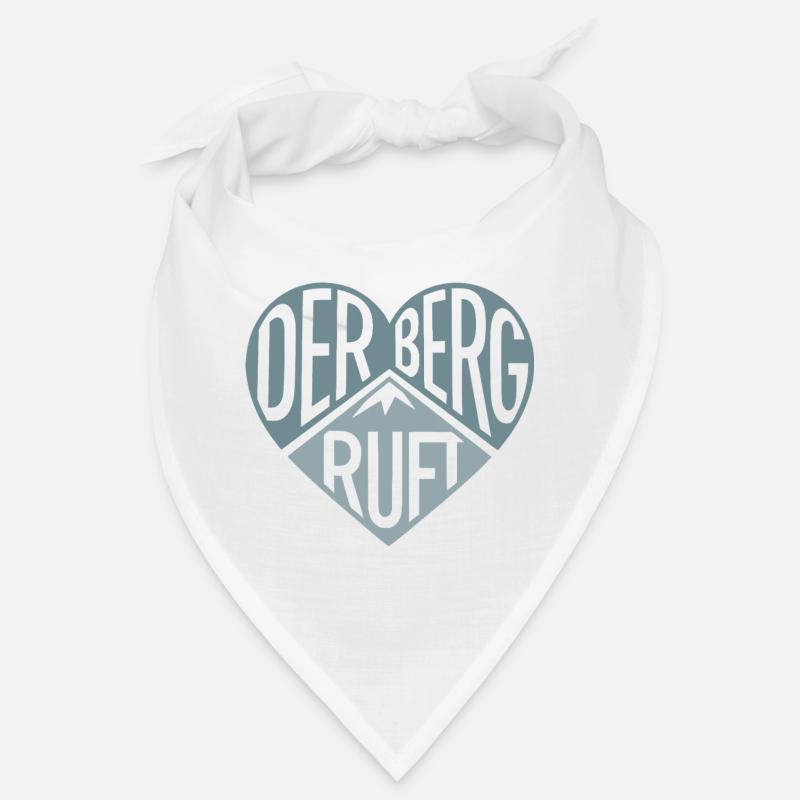 Der Berg ruft - Herzdesign Bandana