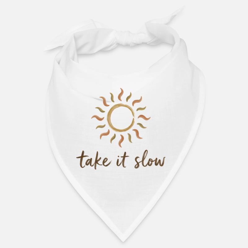 Take It Slow Sun Logo Bandana