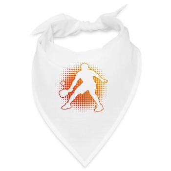 Pickleballspieler Idee für Pickleball Trainer Fans - Bandana - Weiß - Vorne