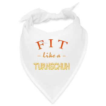 FIT wie ein Turnschuh - Bandana - Weiß - Vorne