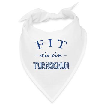 FIT wie ein Turnschuh - Bandana - Weiß - Vorne