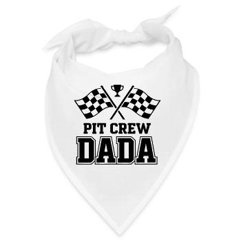 Pit Crew Dada Motorsport Racing Design - Bandana - Weiß - Vorne