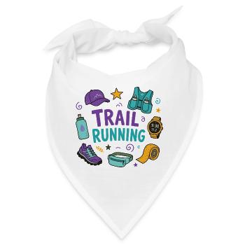 Trailrunning - Bandana - Weiß - Vorne
