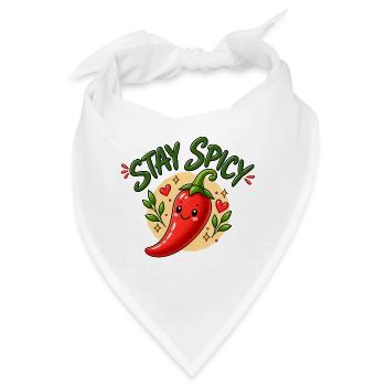 Stay Spicy Chili - Bandana - Weiß - Vorne